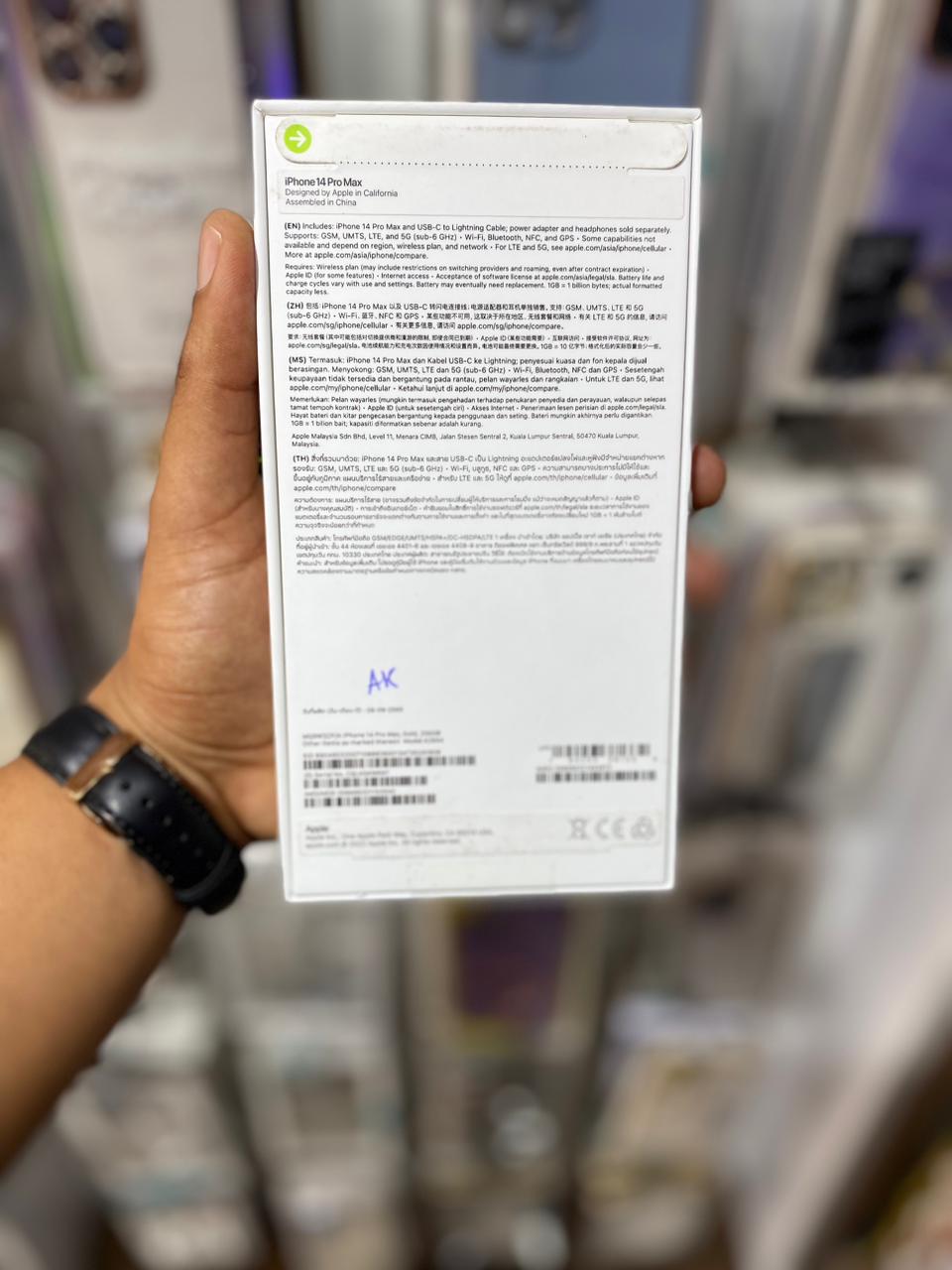 iPhone 14 ProMax 256GB + Carregador + Capa e película