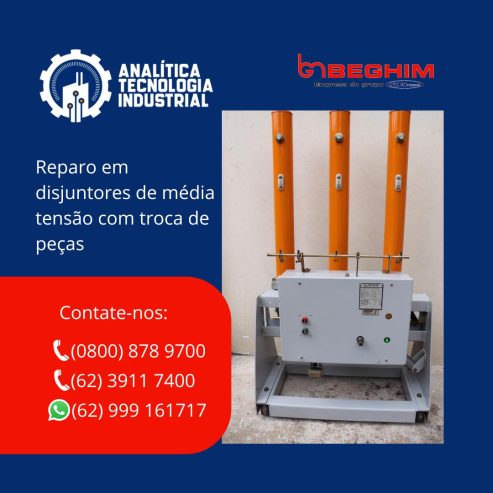 MANUTENÇÃO DISJUNTORES MEDIA TENSÃO BRASIL