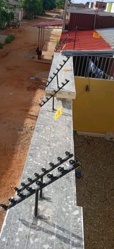 Montagem de cerca elétrica