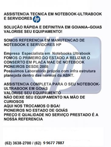 Assistência Técnica HP Goiânia