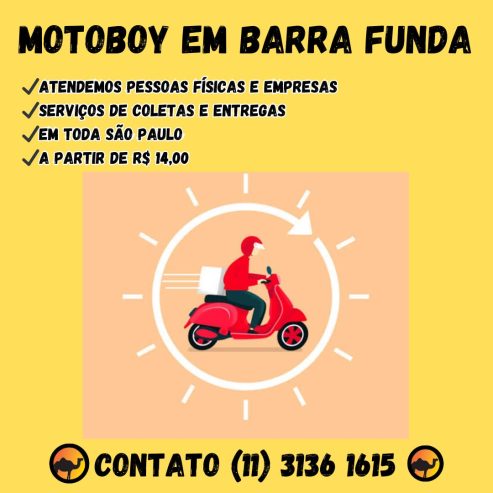 Serviços de motoboy