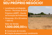 TERRENO À VENDA NO RAMIRO – MUNICÍPIO DE BELAS