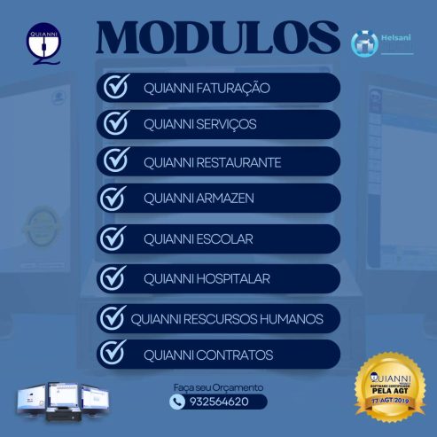 Sistema de gestão e Faturação Quianni
