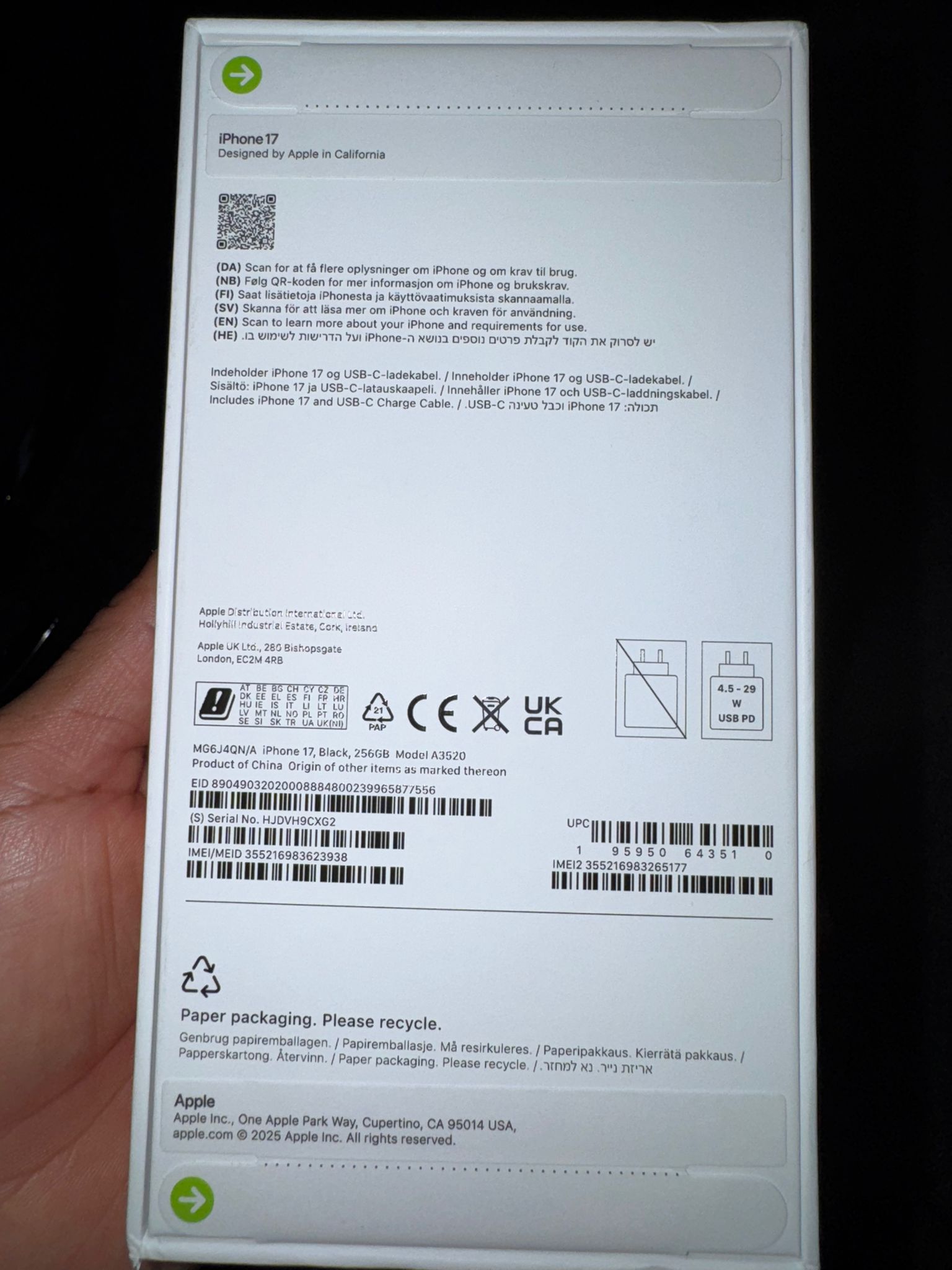 Iphone 17 normal a venda 📲