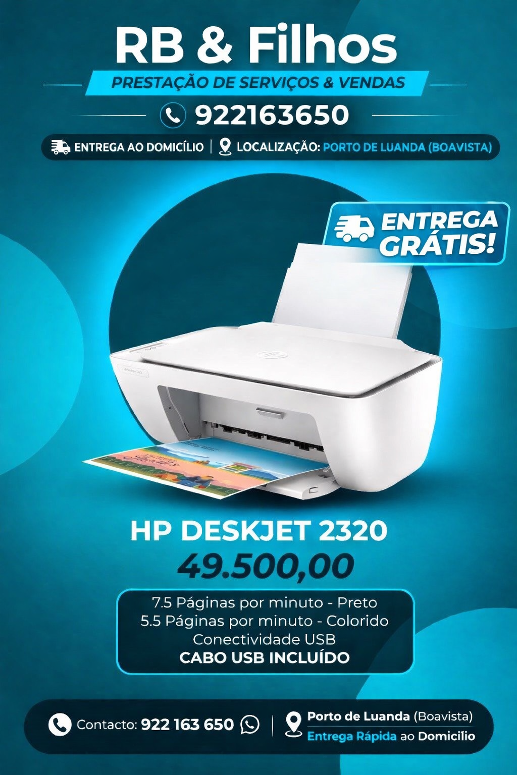 Vendas de Impressoras HP Deskjet 2320