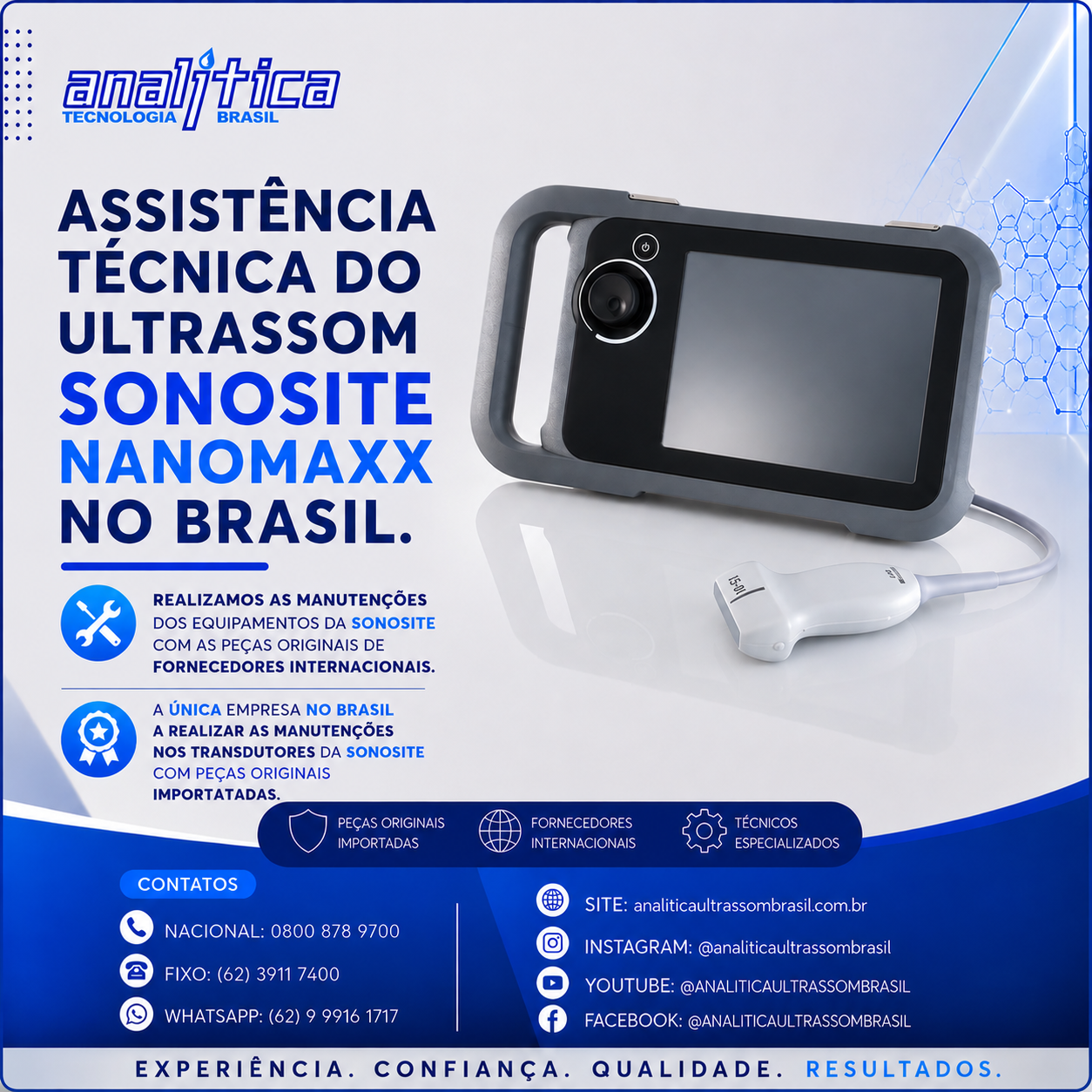 ASSISTÊNCIA-TÉCNICA-ESPECIALISADA-ULTRASSOM-SONOSITE-BRASIL