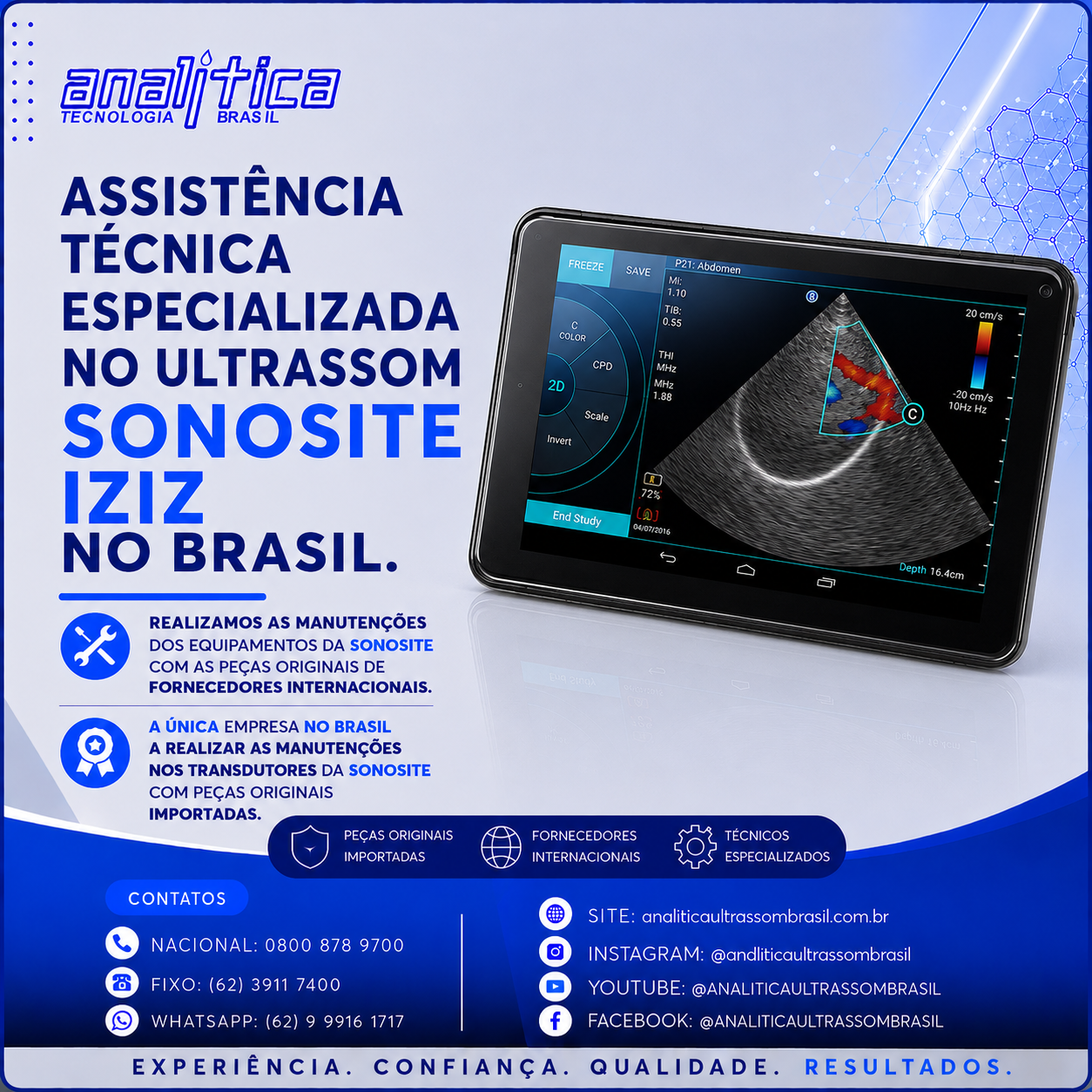 ASSISTÊNCIA-TÉCNICA-ESPECIALISADA-ULTRASSOM-SONOSITE-BRASIL