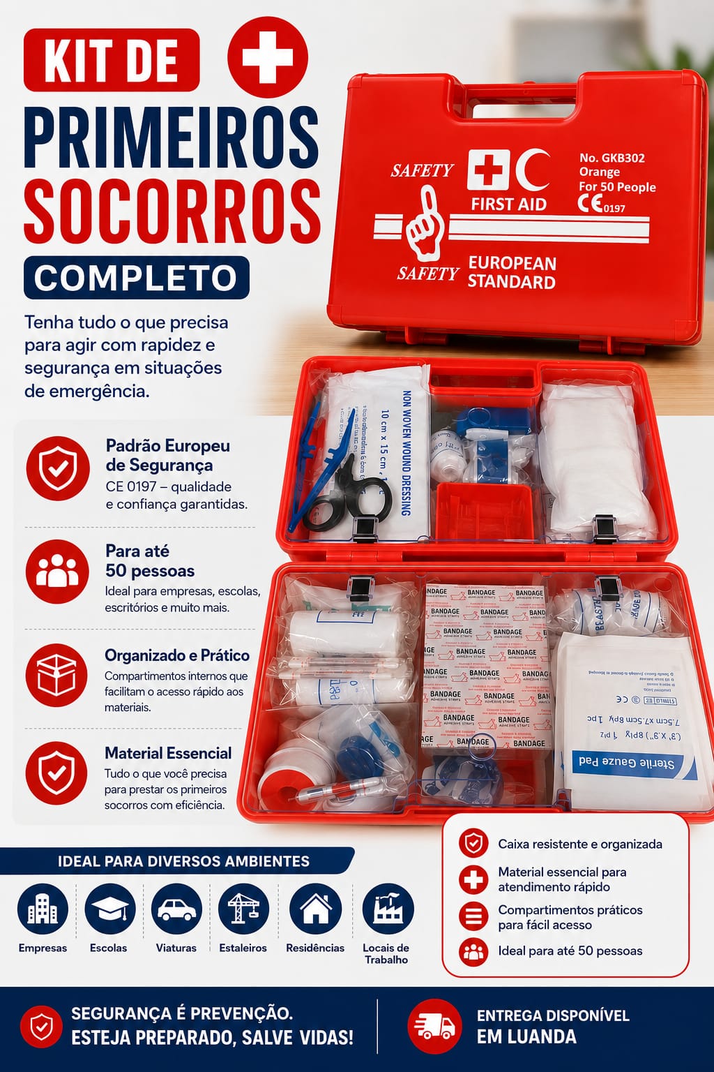 Materiais hospitalares diversos