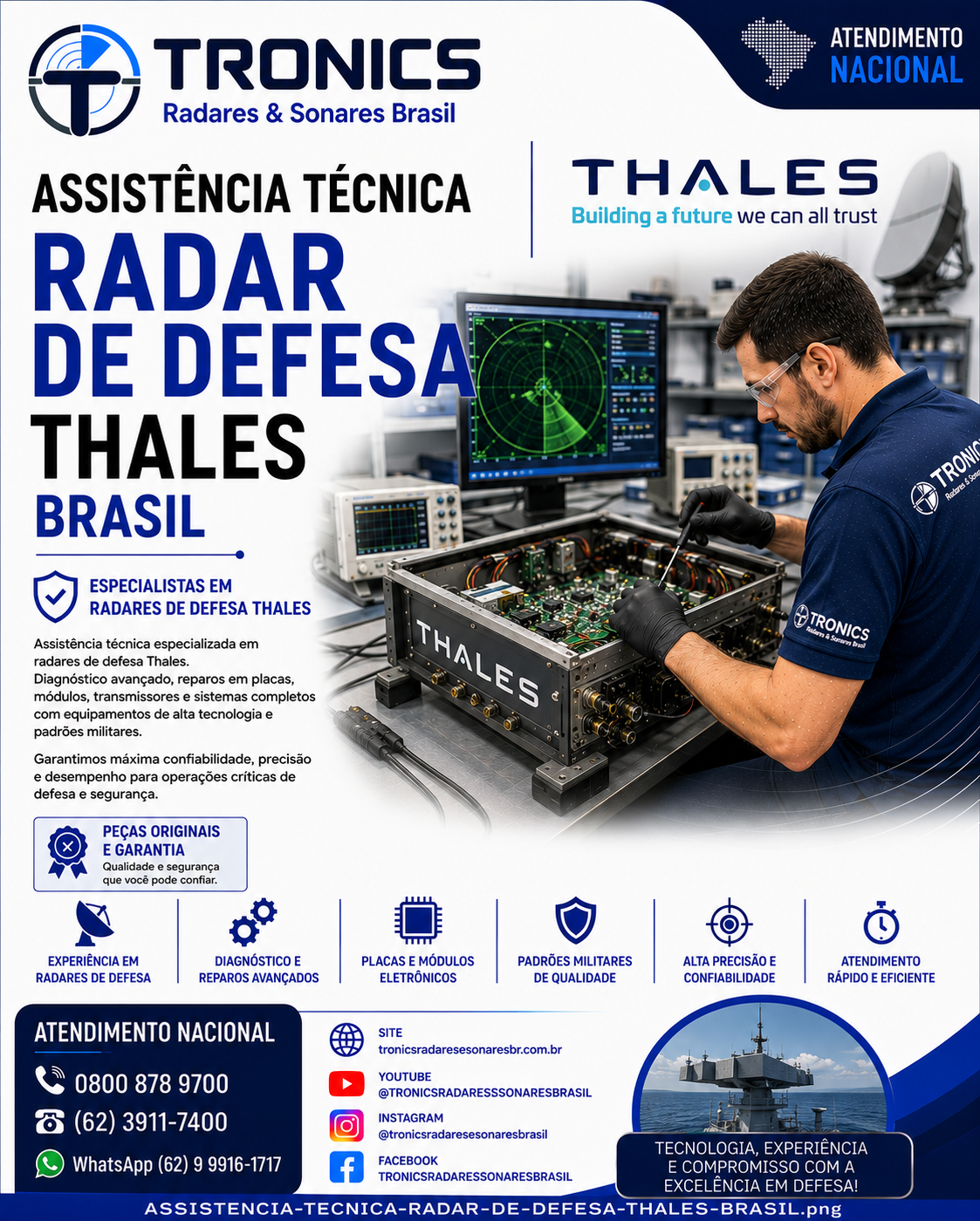 TRONICS RADARES & SONARES BRASIL